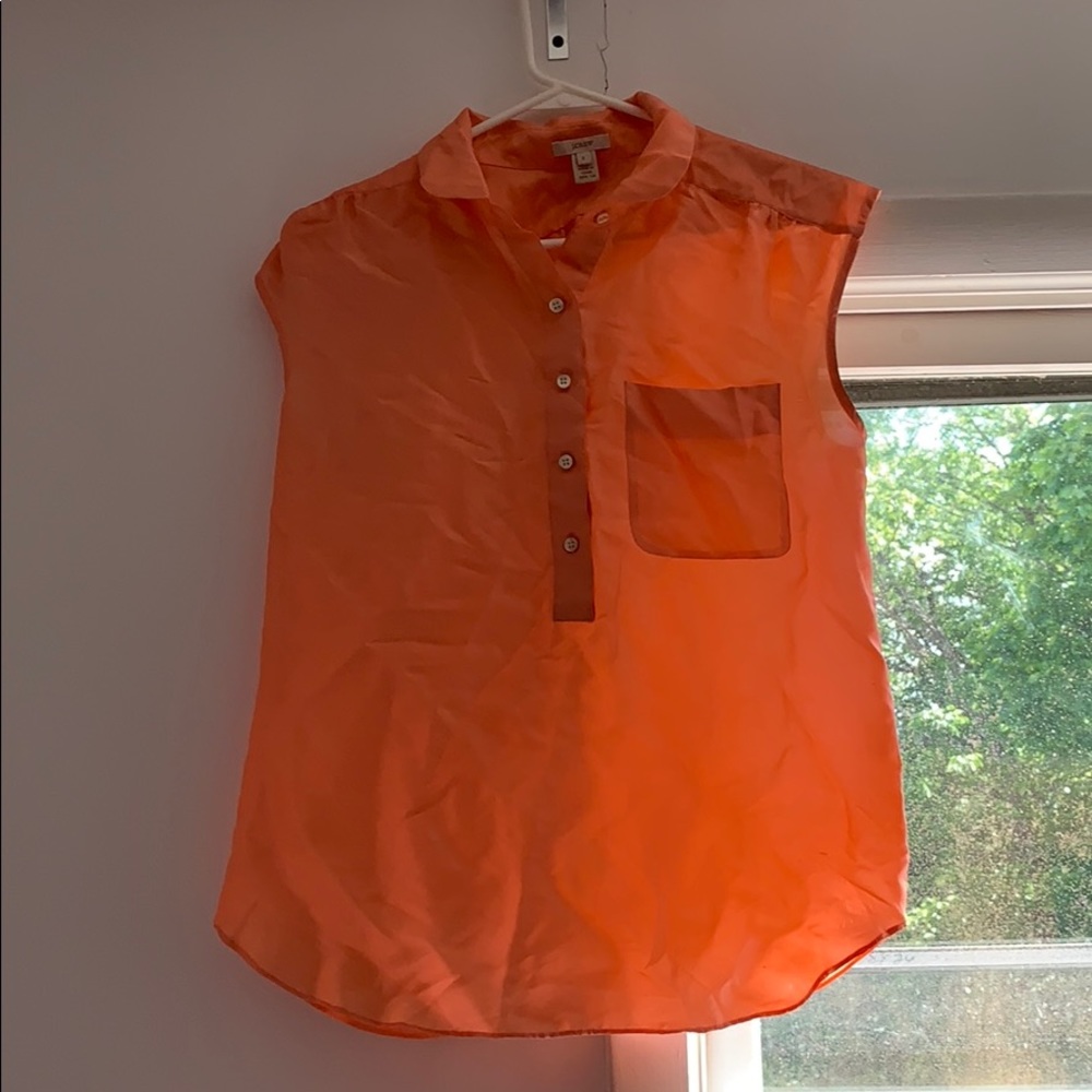 J. Crew Peach blouse, super cute